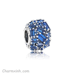 Charm đá xanh pandora Chiselled Elegance Charm XN518